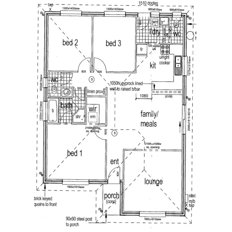 Floorplan of Homely house listing, 1 Oliver Close, Strathalbyn SA 5255