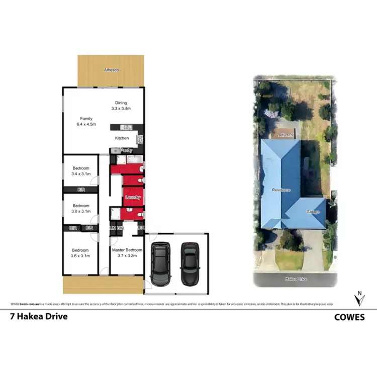 Floorplan of Homely house listing, 7 Hakea Court, Cowes VIC 3922