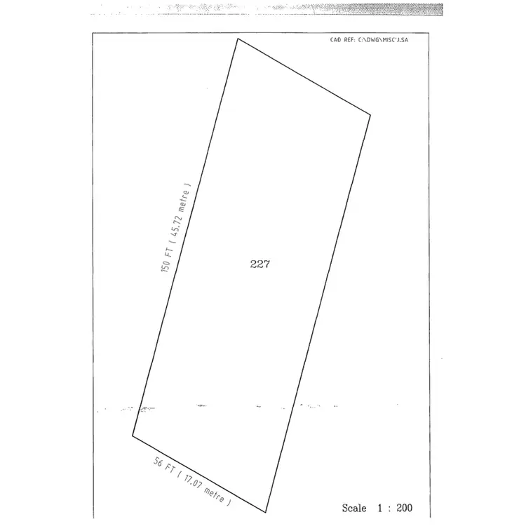 Floorplan of Homely land listing, 58 Wellington Avenue, Sellicks Beach SA 5174