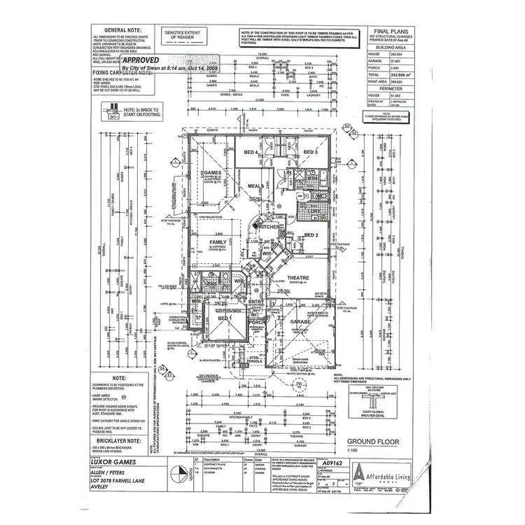 Floorplan of Homely house listing, 1 Farnell Lane, Aveley WA 6069