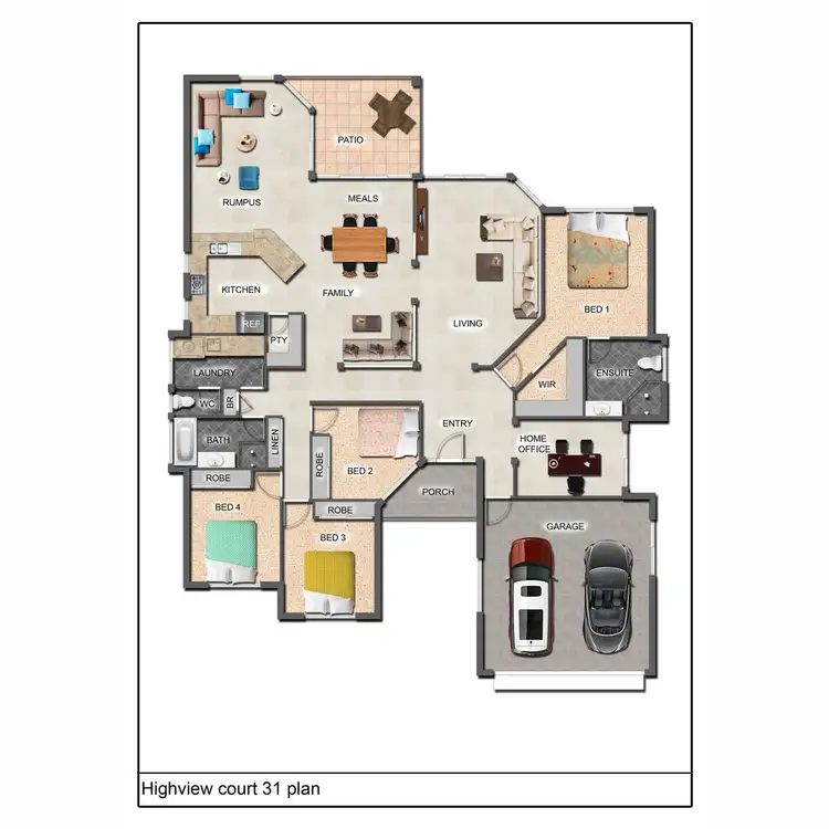 Floorplan of Homely house listing, 31 Highview Court, Woodhill QLD 4285