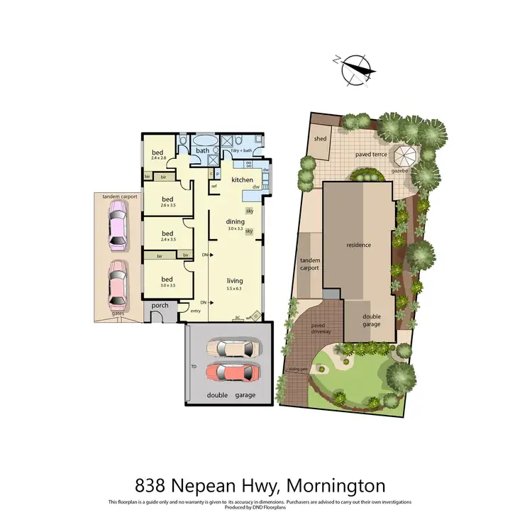 Floorplan of Homely house listing, 838 Nepean Highway, Mornington VIC 3931