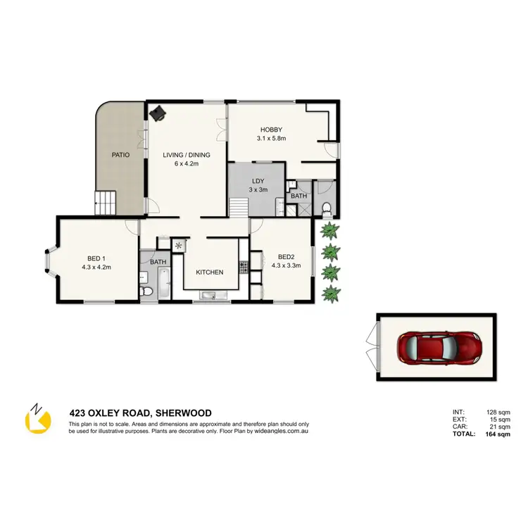 Floorplan of Homely house listing, 423 Oxley Road, Sherwood QLD 4075