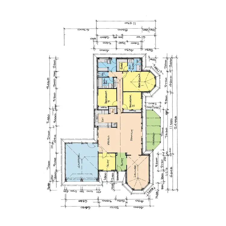 Floorplan of Homely house listing, 15 Mark Avenue, Sale VIC 3850