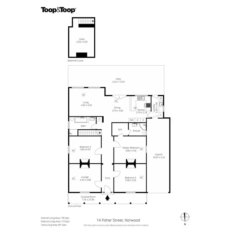 Floorplan of Homely house listing, 14 Fisher Street, Norwood SA 5067