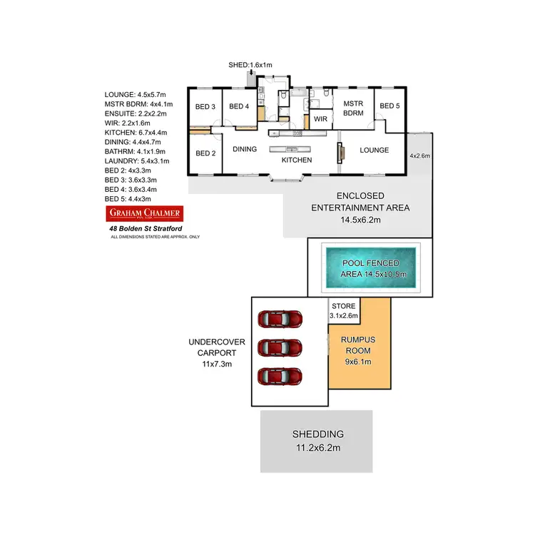 Floorplan of Homely house listing, 48 Bolden Street, Stratford VIC 3862