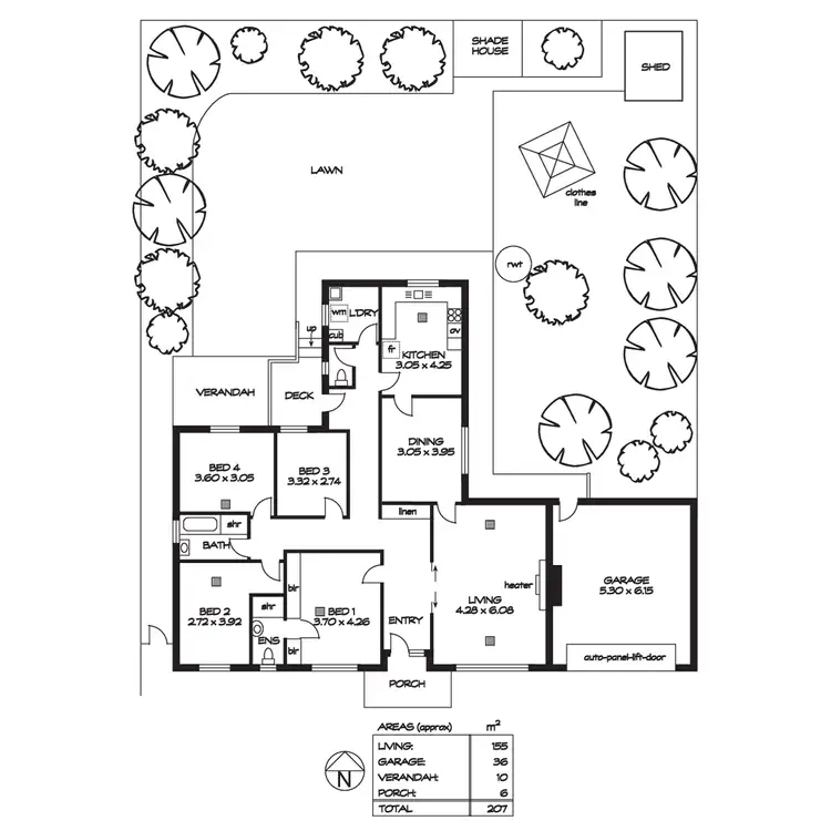 Floorplan of Homely house listing, 7A Fisher Street, Tusmore SA 5065