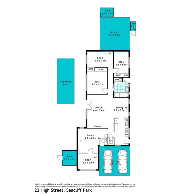 Floorplan of Homely house listing, 23 High Street, Seacliff Park SA 5049