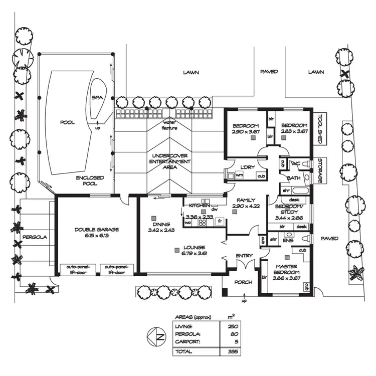 Floorplan of Homely house listing, 12 Lochside Drive, West Lakes SA 5021