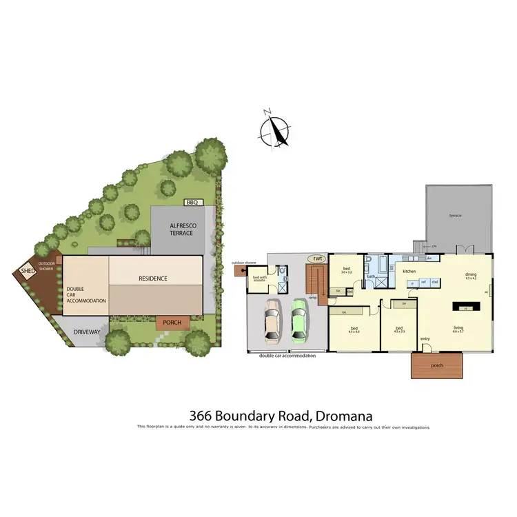 Floorplan of Homely house listing, 366 Boundary Road, Dromana VIC 3936