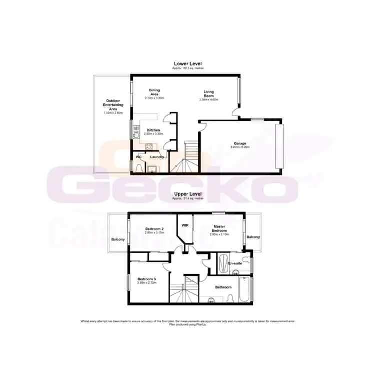 Floorplan of Homely townhouse listing, 14/8 Earnshaw Street, Calamvale QLD 4116