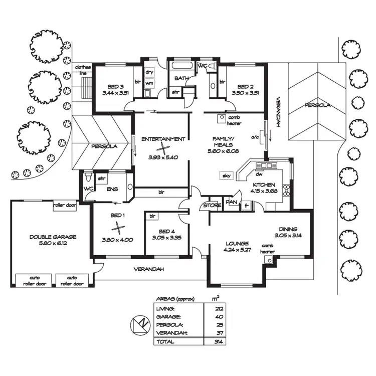 Floorplan of Homely house listing, 13 Whitewood Drive, Upper Sturt SA 5156