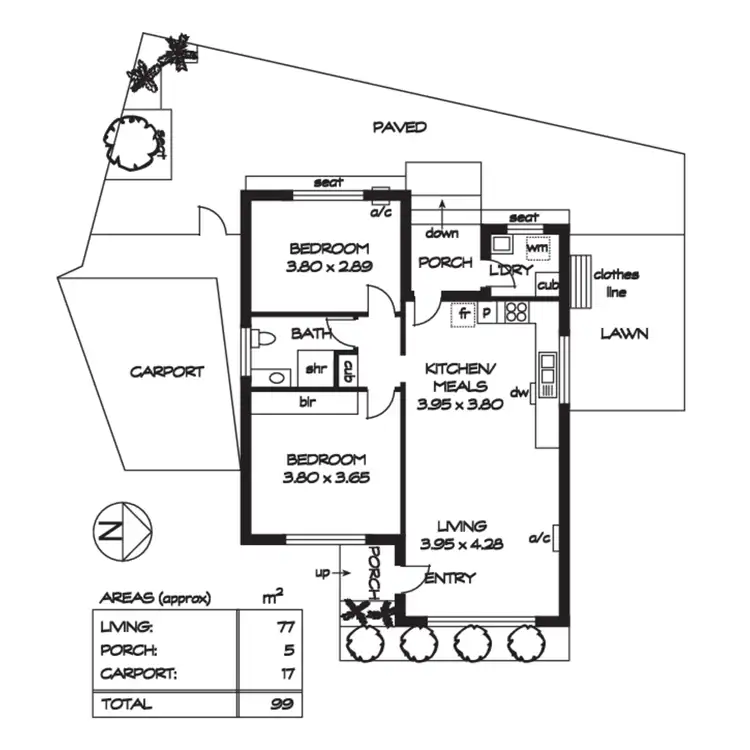 Floorplan of Homely house listing, 5/3 Talbot Street, Burnside SA 5066