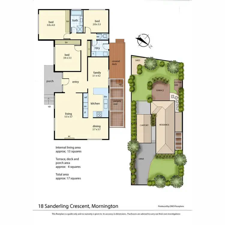 Floorplan of Homely house listing, 18 Sanderling Crescent, Mornington VIC 3931