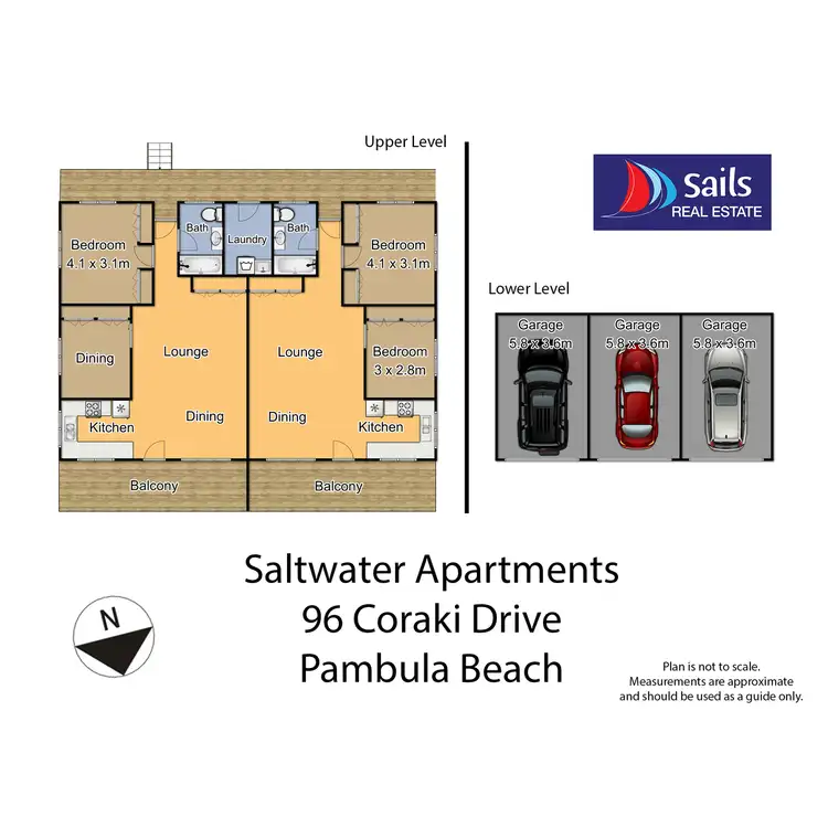 Floorplan of Homely house listing, 96 Coraki Drive, Pambula Beach NSW 2549