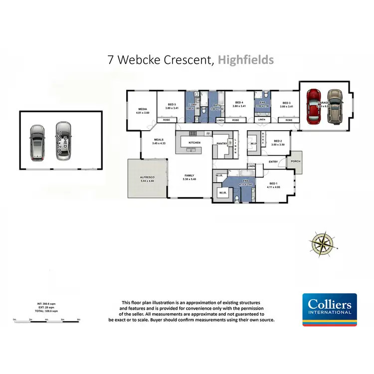 Floorplan of Homely house listing, 7 Webcke Crescent, Kleinton QLD 4352
