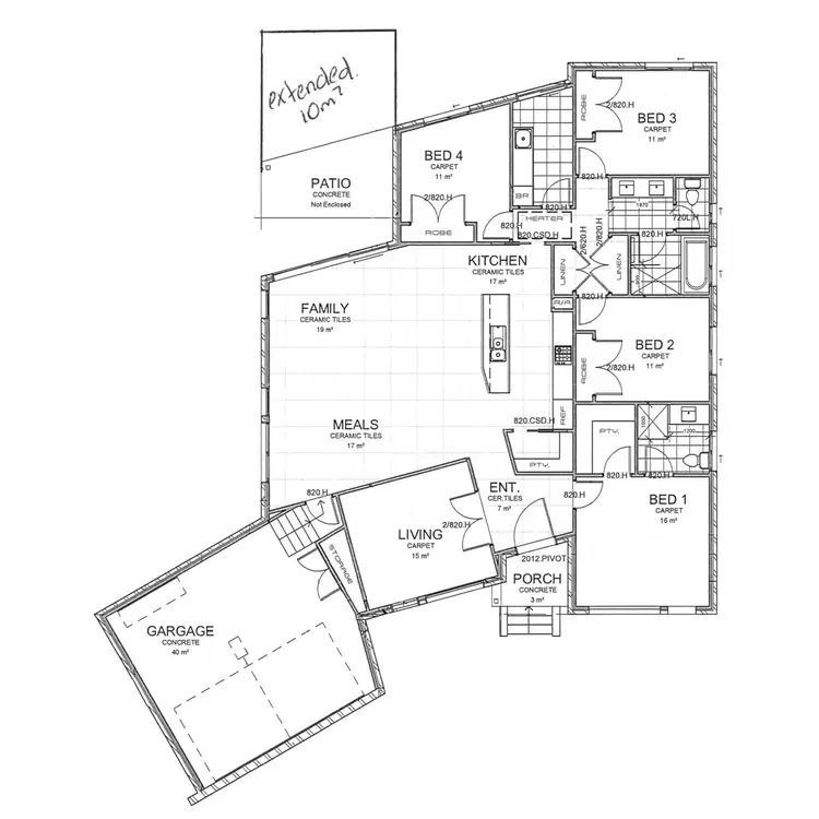 Floorplan of Homely house listing, 13 Murndal Place, Bourkelands NSW 2650