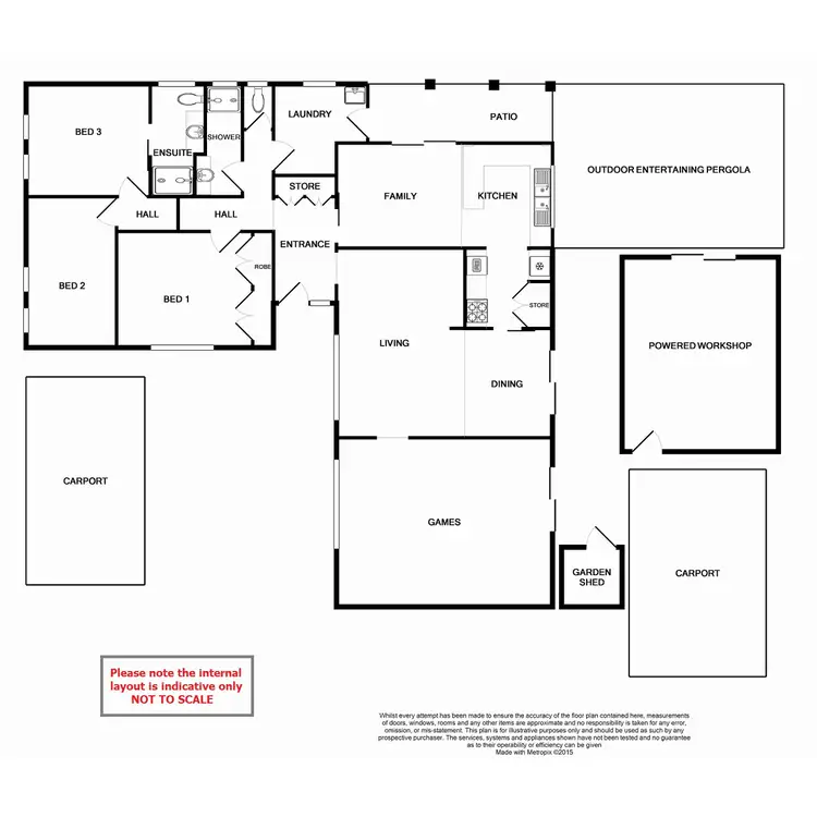 Floorplan of Homely house listing, 46 Ferndale Crescent, Ferndale WA 6148