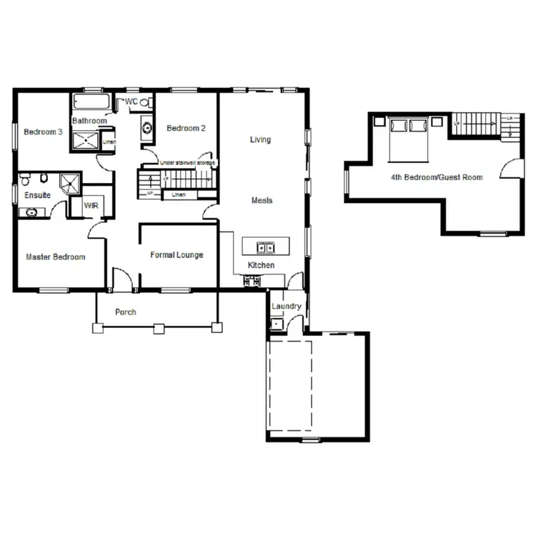 Floorplan of Homely house listing, 4 Woodroffe Court, Port Augusta West SA 5700