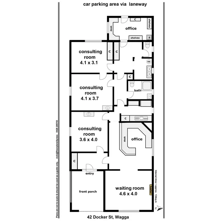 Floorplan of Homely house listing, 42 Docker Street, Wagga Wagga NSW 2650