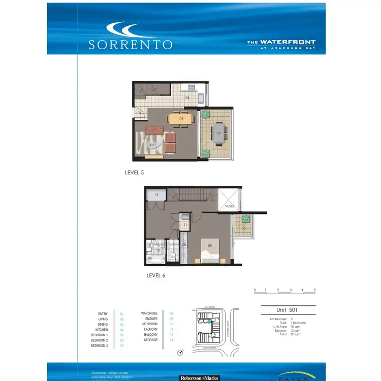 Floorplan of Homely apartment listing, 501/19 Hill Road, Wentworth Point NSW 2127