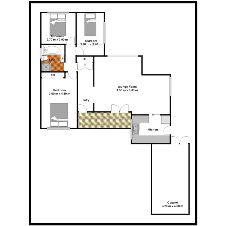 Floorplan of Homely house listing, 9 Barr Street, Colyton NSW 2760