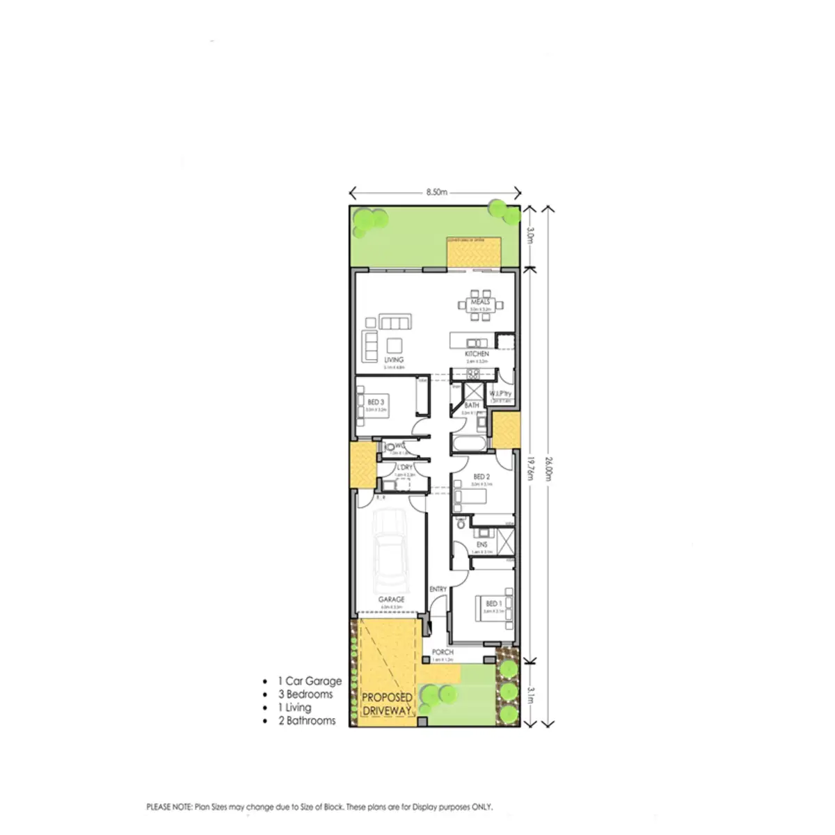 Floorplan of Homely house listing, Lot 2309 Belloza Way, Mernda VIC 3754