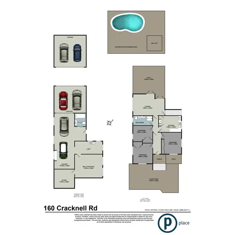 Floorplan of Homely house listing, 160 Cracknell Road, Tarragindi QLD 4121