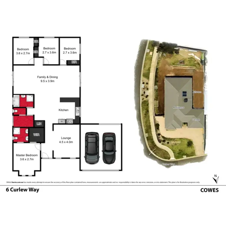 Floorplan of Homely house listing, 6 Curlew Way, Cowes VIC 3922