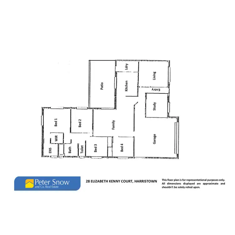 Floorplan of Homely house listing, 28 Elizabeth Kenny Court, Harristown QLD 4350