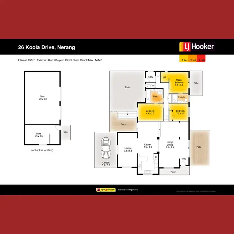Floorplan of Homely house listing, 26 Koola Drive, Nerang QLD 4211
