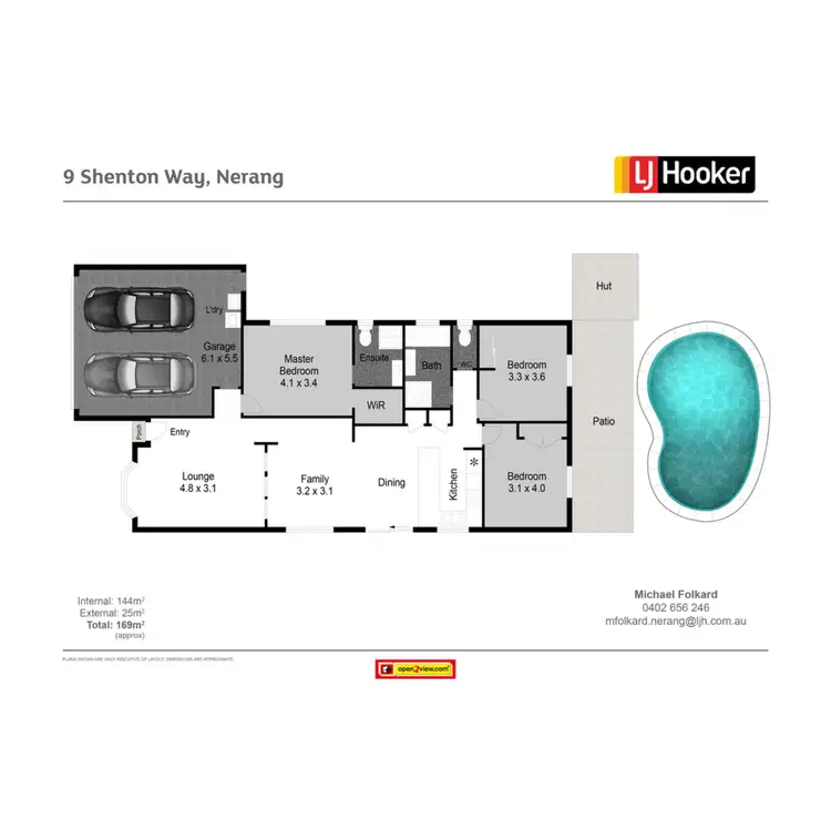 Floorplan of Homely house listing, 9 Shenton Way, Nerang QLD 4211