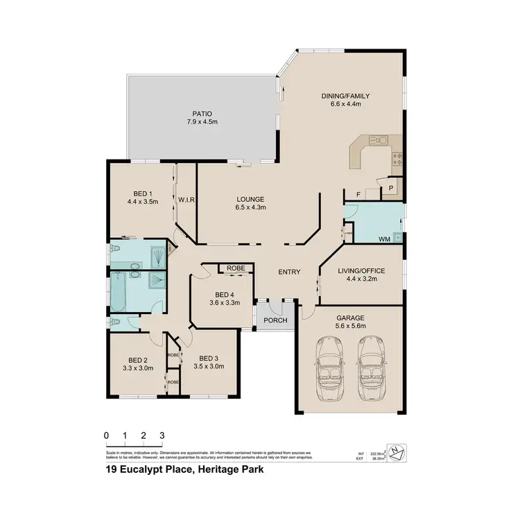 Floorplan of Homely house listing, 19 Eucalypt Place, Heritage Park QLD 4118