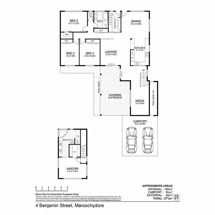 Floorplan of Homely house listing, 4 Benjamin Street, Maroochydore QLD 4558