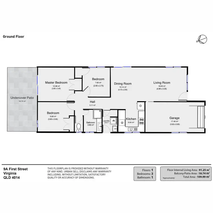 Floorplan of Homely house listing, 9A First Street, Virginia QLD 4014