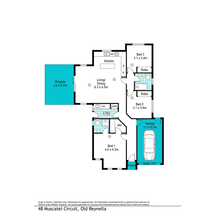 Floorplan of Homely house listing, 48 Muscatel Circuit, Old Reynella SA 5161