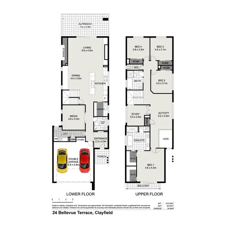 Floorplan of Homely house listing, 24 Bellevue Terrace, Clayfield QLD 4011