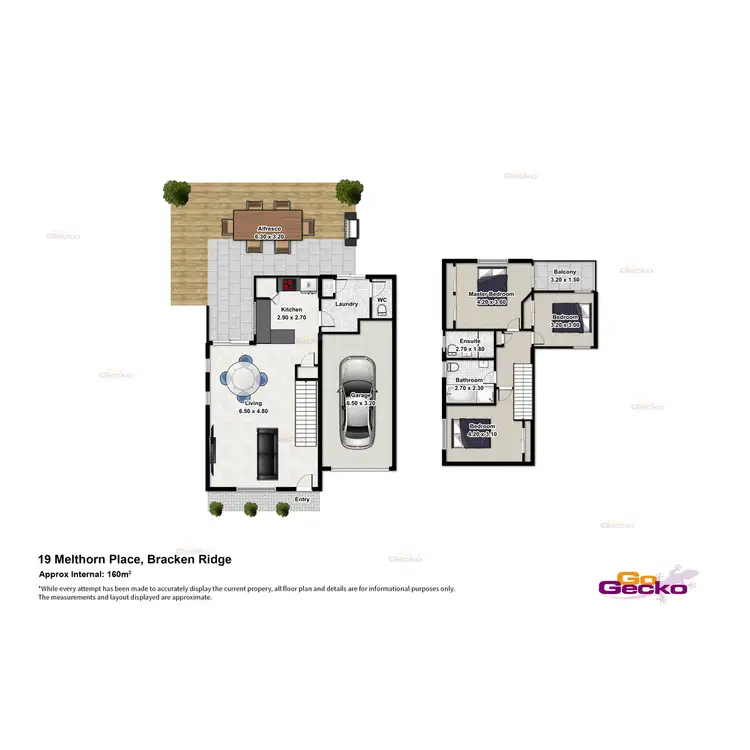 Floorplan of Homely townhouse listing, 19/30 Melthorn Place, Bracken Ridge QLD 4017