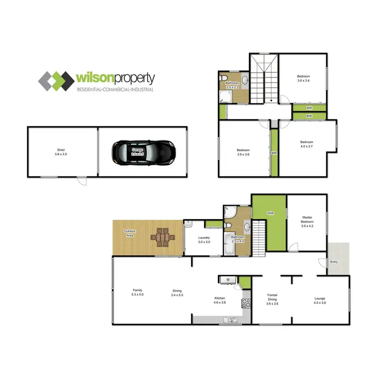 Floorplan of Homely house listing, 4 Broadford Court, Traralgon VIC 3844