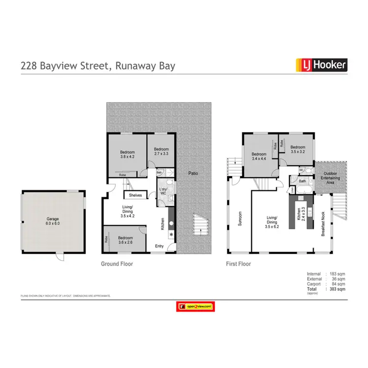 Floorplan of Homely house listing, 228 Bayview Street, Runaway Bay QLD 4216
