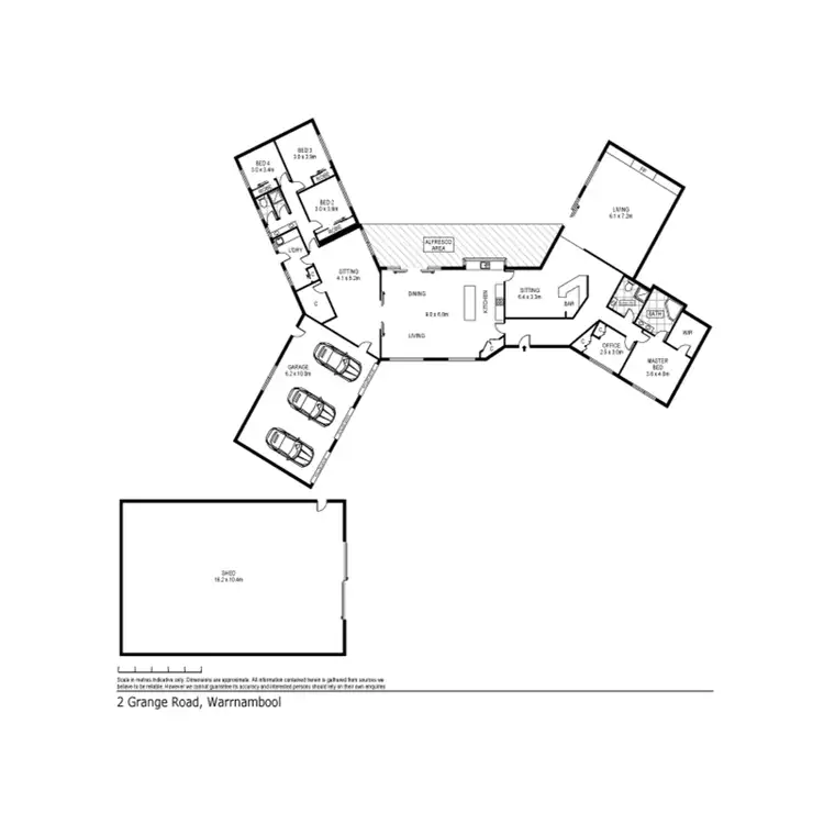 Floorplan of Homely house listing, 2 Grange Road, Warrnambool VIC 3280