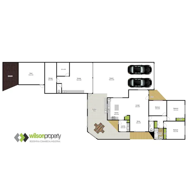 Floorplan of Homely house listing, 35 Garibaldi Street, Traralgon VIC 3844