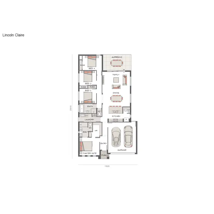 Floorplan of Homely house listing, 26 Fazzolari Circuit, Paralowie SA 5108