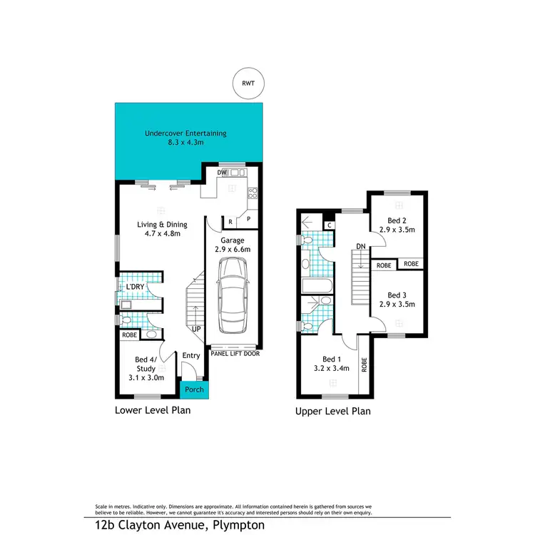 Floorplan of Homely house listing, 12B Clayton Avenue, Plympton SA 5038