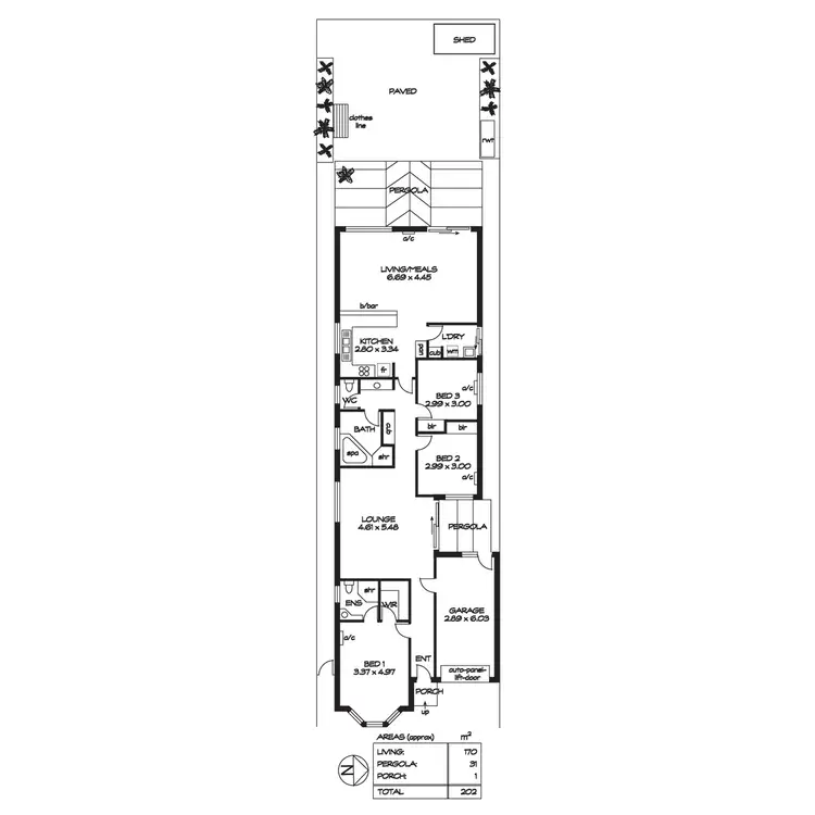 Floorplan of Homely house listing, 14B Powell Street, Magill SA 5072