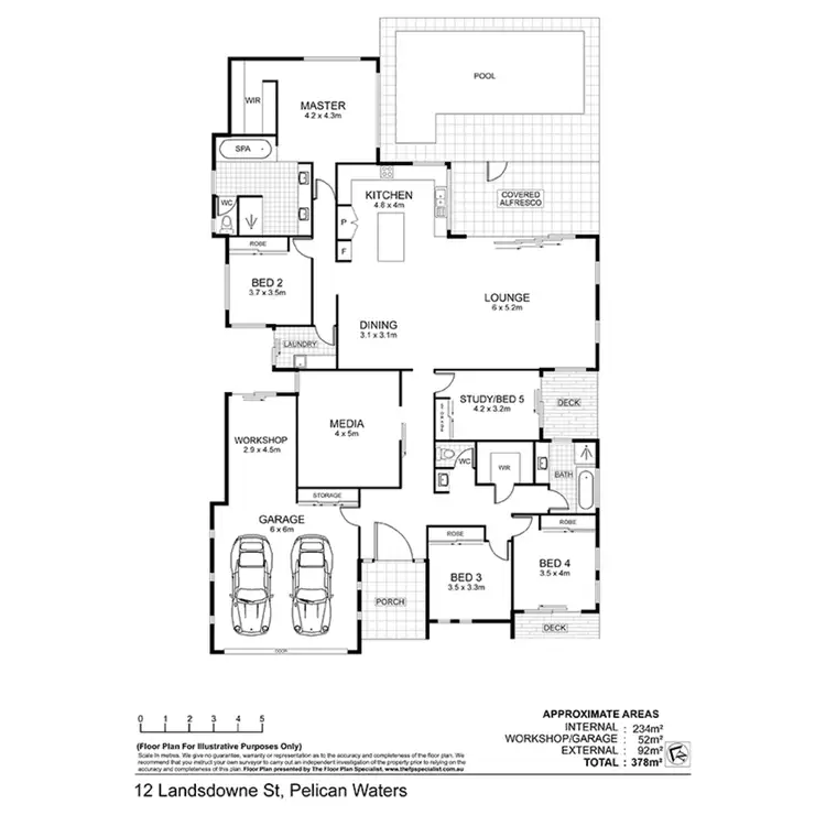 Floorplan of Homely house listing, 12 Landsdowne Street, Pelican Waters QLD 4551