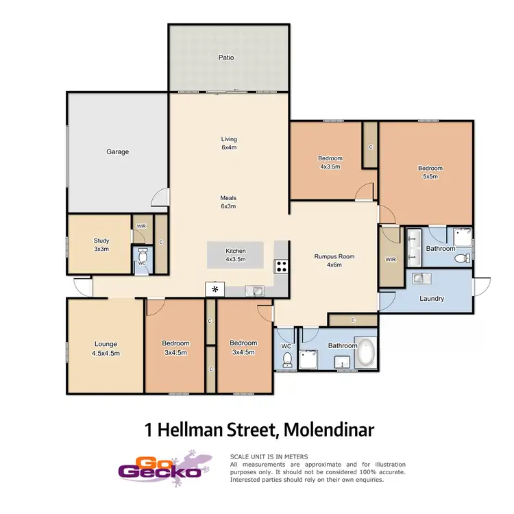 Floorplan of Homely house listing, 1 Hellman Street, Molendinar QLD 4214