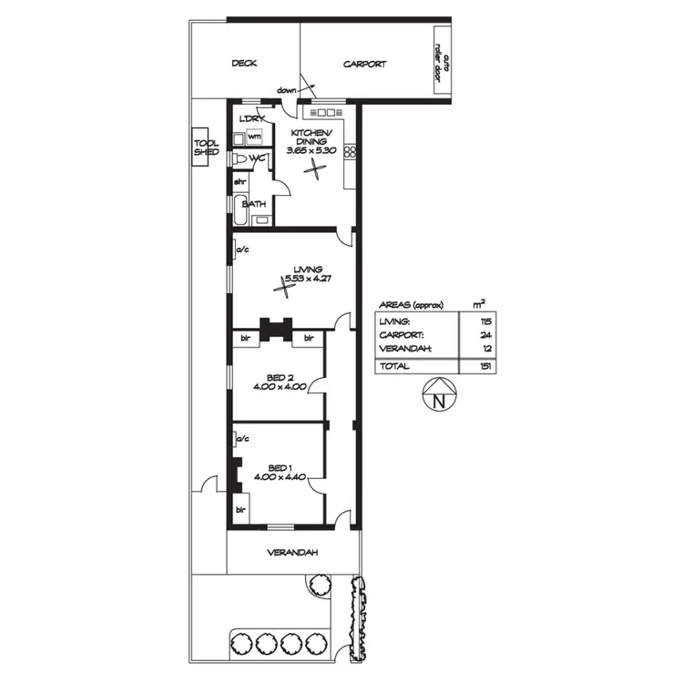 Floorplan of Homely house listing, 1/24 Gladstone Road, Mile End SA 5031