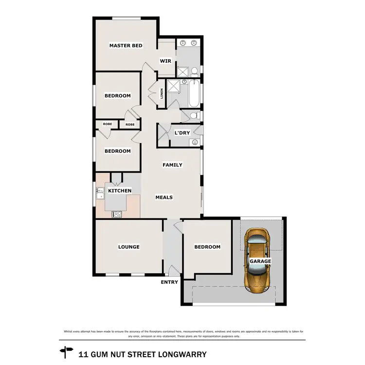 Floorplan of Homely house listing, 11 Gumnut Street, Longwarry VIC 3816