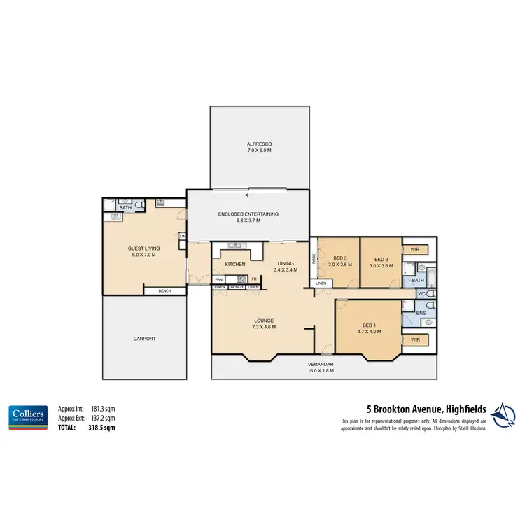 Floorplan of Homely house listing, 5 Brookton Avenue, Highfields QLD 4352